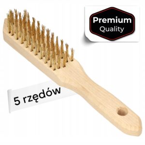 Szczotka druciana do rdzy 5-rzędowa